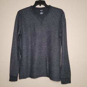 Men's Sonoma Gray Long Sleeve Shirt - Size Large